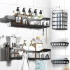 7-Pack, Rustproof Stainless Steel Bathroom Shelves