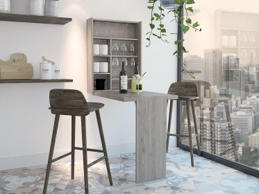 Dalton Foldable Table with Base and Shelves