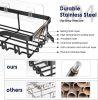 7-Pack, Rustproof Stainless Steel Bathroom Shelves