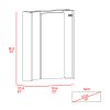 Dalton Foldable Table with Base and Shelves