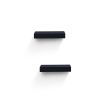 2-Piece Floating Wall Shelves, 14.96" Wood Wall Mounted Shelf Set for Bedroom, Bathroom, Living Room, Kitchen, Hanging Storage Shelves for Books