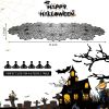 Halloween Table Runner, Black Lace Spider Web Table Runners for Halloween Decor/Party Dinner Table Decoration 18 x 72Inch