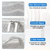 4 Pack Foldable Non Woven Storage Bags Closet Organizers Wardrobe Sorting Baskets