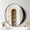 Round Wall Mount Medicine Cabinet Mirror