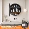 Round Wall Mount Medicine Cabinet Mirror